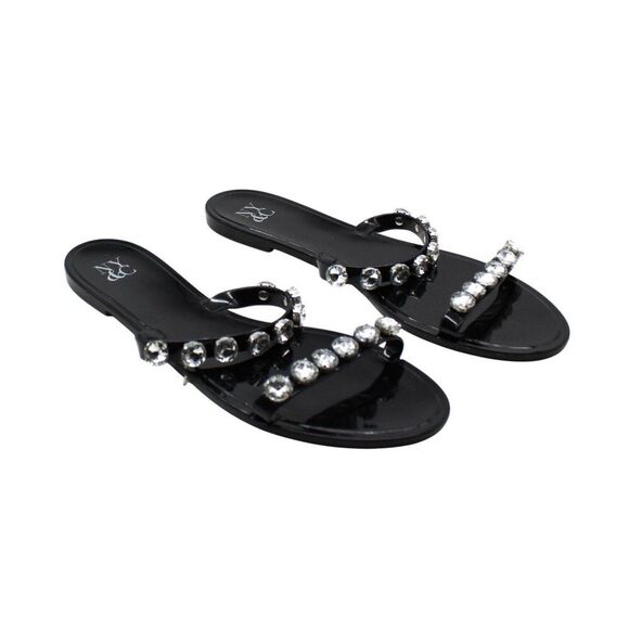 New York & Company Chava Womens Gem Jelly Sandals - Vibrant Glamour Effortless C - Picture 2 of 9